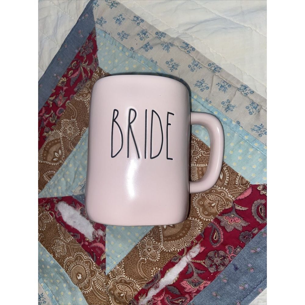 Rae Dunn BRIDE Coffee Mug, Pink